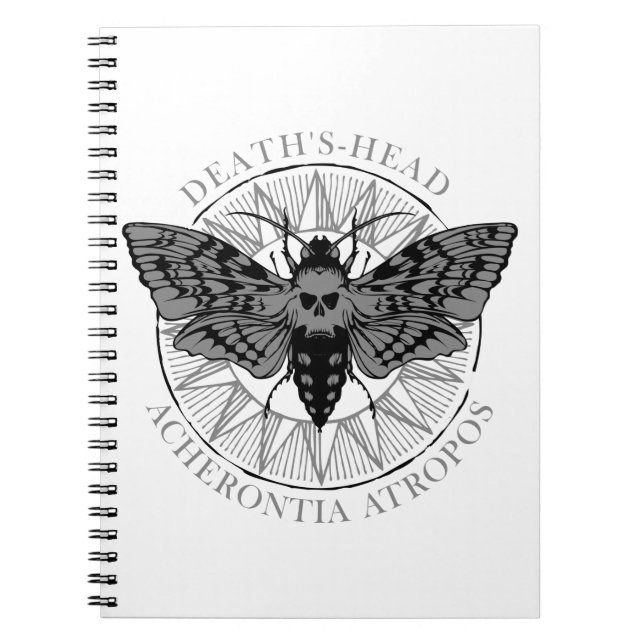 Cuaderno polilla de cabeza de muerte (Frente)