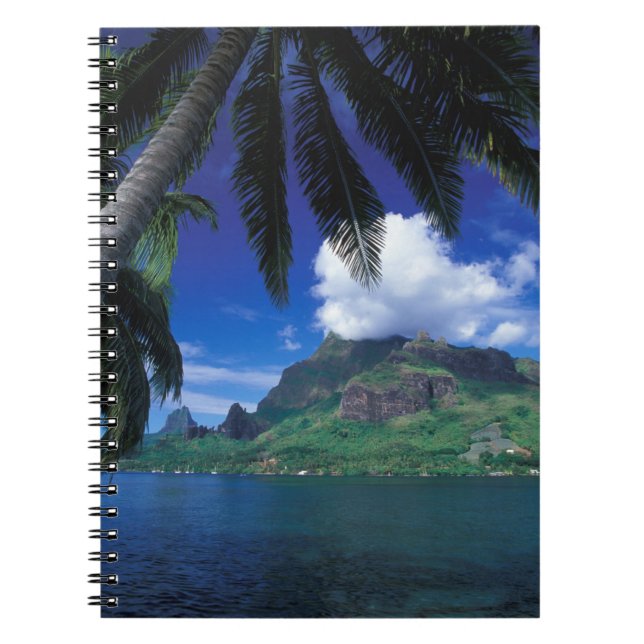 Cuaderno Polinesia Francesa, Morea. Cooks Bay.Verde (Frente)