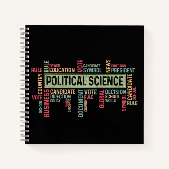 Cuaderno Political Science (Anverso)