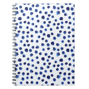 Cuaderno Polka Azul: Punto acuarela sin inconvenientes.