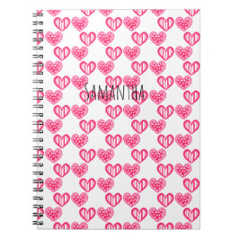 Cuaderno Polka Dot And Stripes Hearts