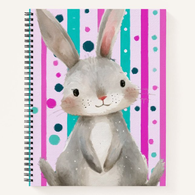 Cuaderno Polka Dot Bunny Delight (Anverso)