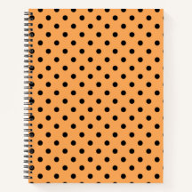 Polka espiral naranja