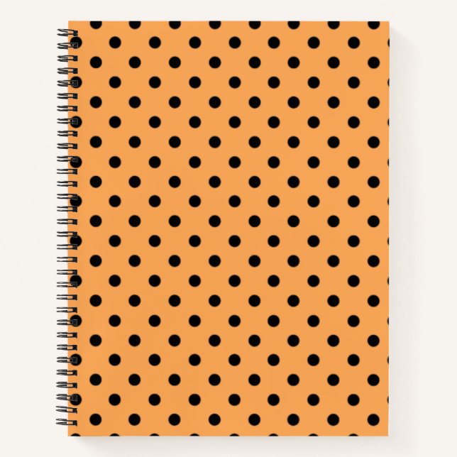 Cuaderno Polka espiral naranja (Anverso)