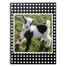 Cuaderno Polka negro y blanco Punto de polka nigeriano Niño