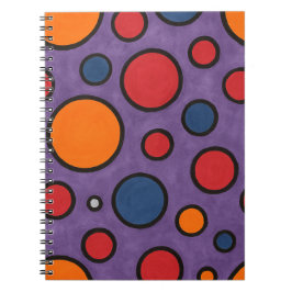 Cuaderno Polka-Punto rojo y Naranja