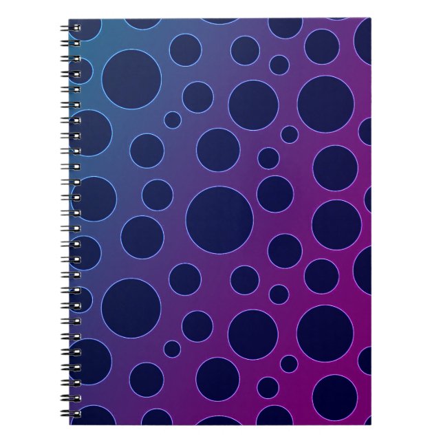 Cuaderno Polka púrpura (Frente)
