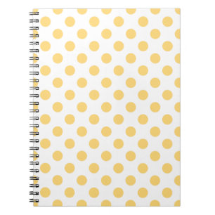 Cuaderno Polkadots amarillos