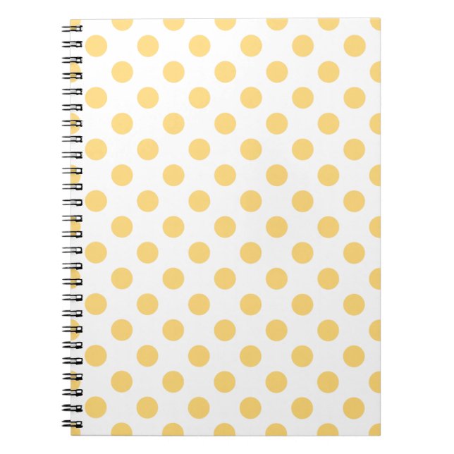 Cuaderno Polkadots amarillos (Frente)
