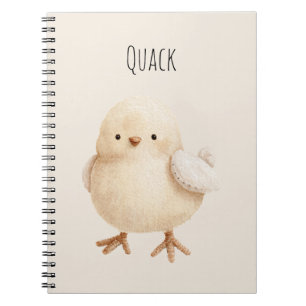 Cuaderno Pollito Amarillo Adorable