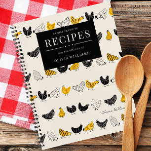 Cuaderno Pollitos Lindos Recetas Favoritas de la Familia Fo
