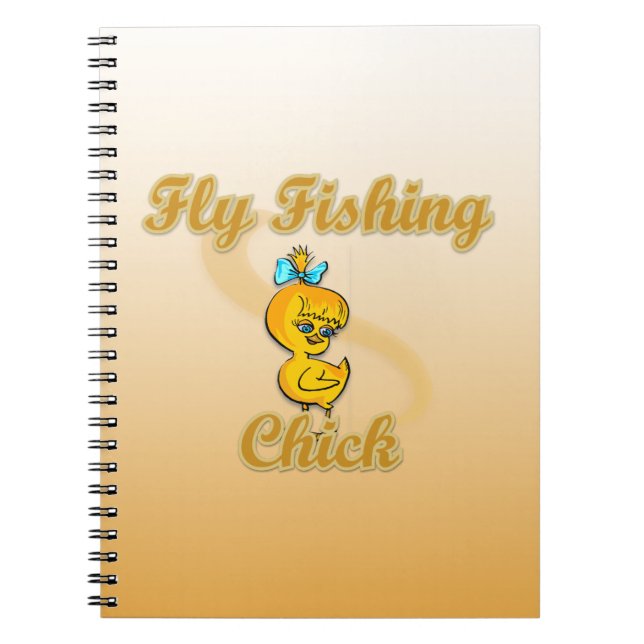 Cuaderno Pollo de pesca de mosca (Frente)