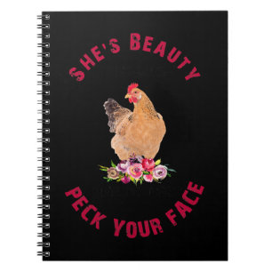Cuaderno Pollo de pollo Pollo Chicken Shes Beauty Shes Grac