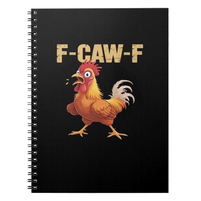 Cuaderno Pollo F-Caw-F Clásico Estilo Básico (Frente)