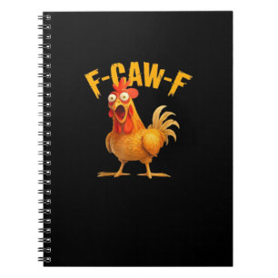 Cuaderno Pollo F-Caw-F divertido F-Caw-F Clásico Genial