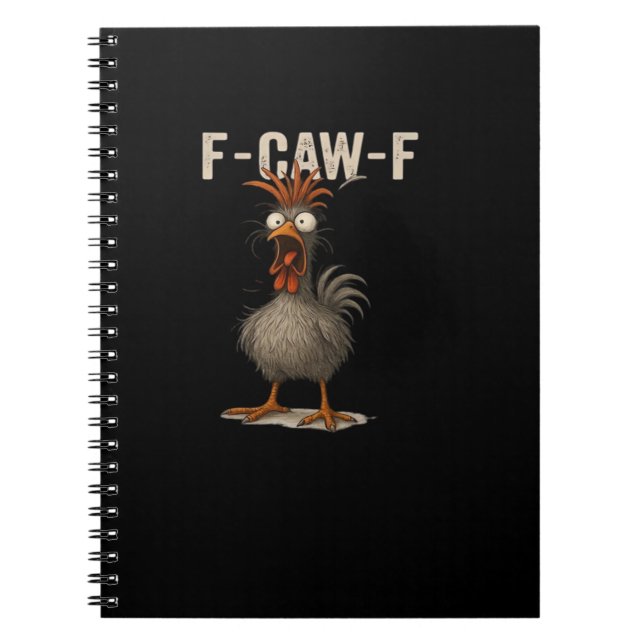 Cuaderno Pollo F-Caw-F Retro Clásico (Frente)