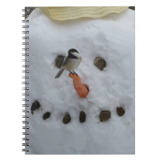 Cuaderno Pollo sobre la garganta de Snowman
