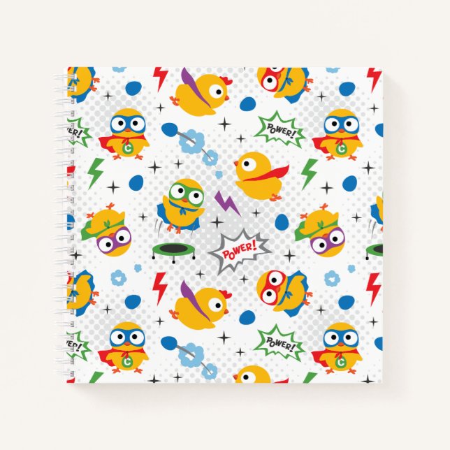 Cuaderno Pollo superhéroe (Anverso)