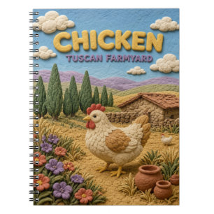 Cuaderno Pollo Tuscan Farmyard Modern KlayKoo