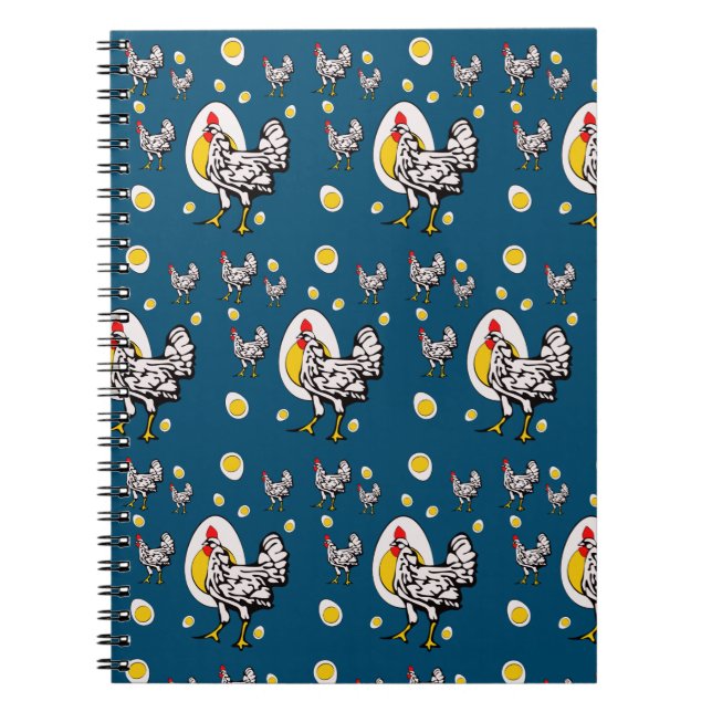 Cuaderno Pollos retro (Frente)