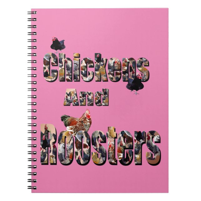 Cuaderno Pollos Y Gallos, Portátil (Frente)