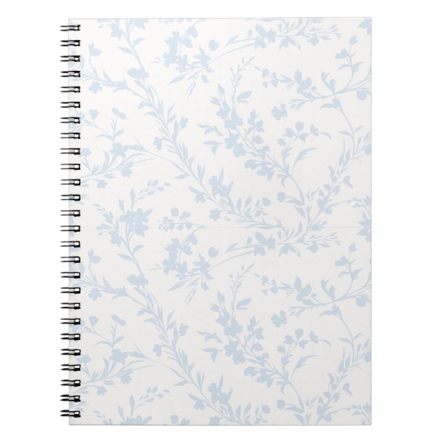 Cuaderno Polvo Azul Claro de Ramilletes de Primavera - Neut (Frente)