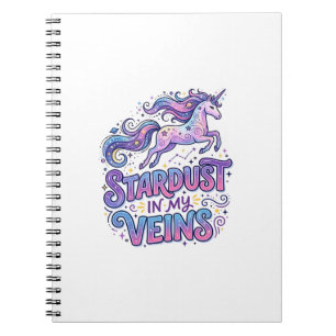 Cuaderno Polvo de Estrellas de Unicornio en Mis Venas Regal