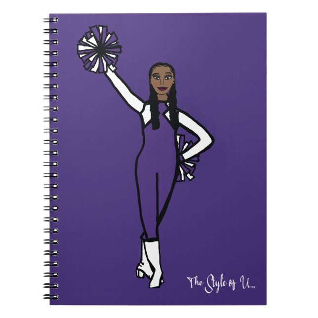 Cuaderno Pom Dancer Purple White Accent P (Frente)