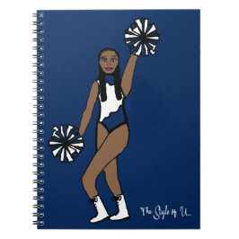 Cuaderno Pom Dancer White Navy Notebook P