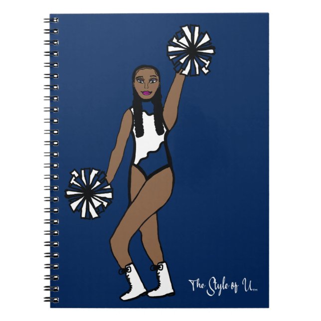 Cuaderno Pom Dancer White Navy Notebook P (Frente)