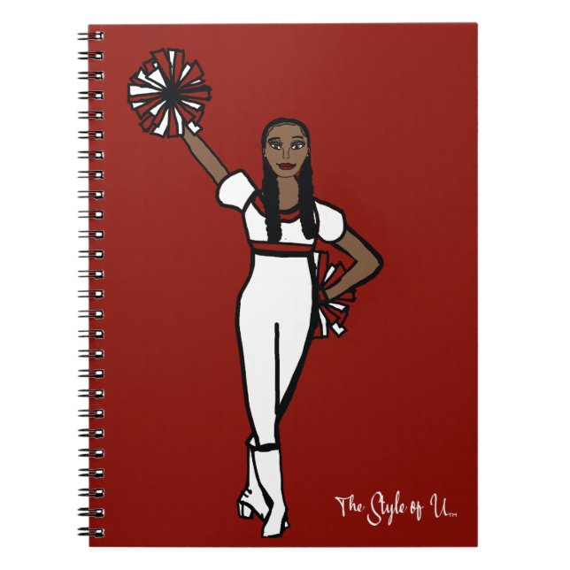 Cuaderno Pom Dancer White Red Actor P (Frente)