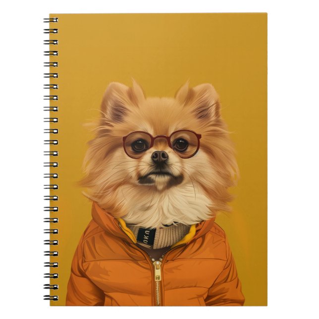 Cuaderno Pomerania Adorable (Frente)