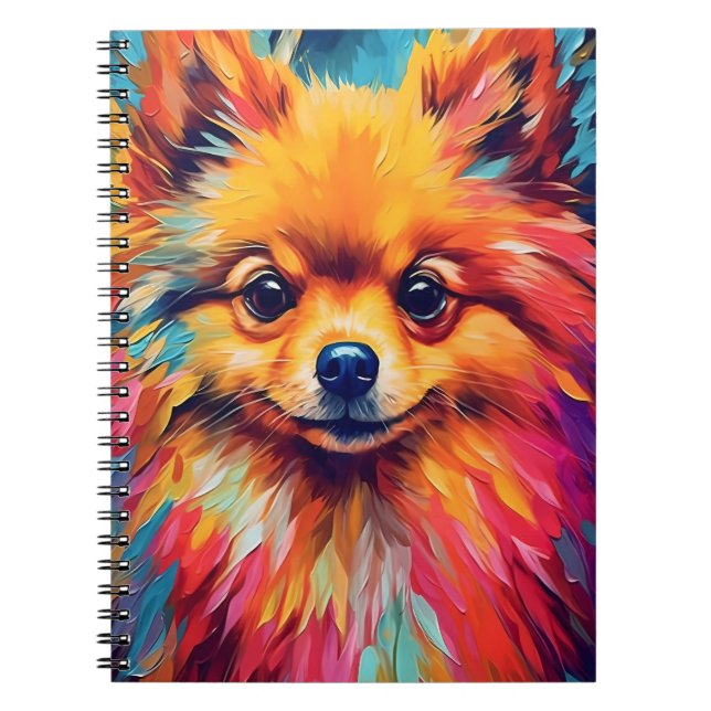 Cuaderno Pomerania colorida (Frente)