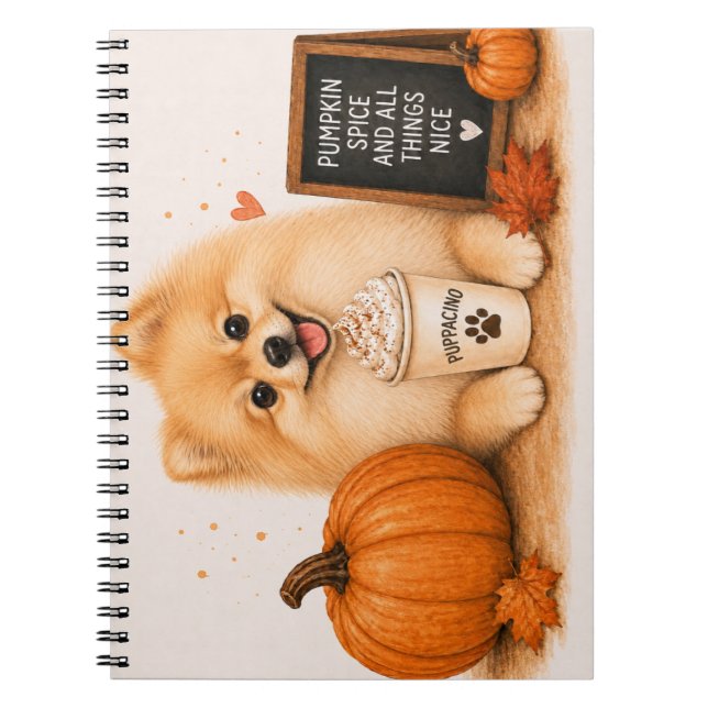 Cuaderno Pomerania Especias de Calabaza (Frente)
