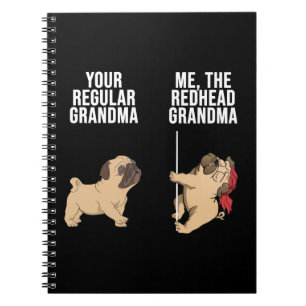 Cuaderno Pon A Tu Abuela Regular Yo La Abuela Redhead