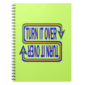 Cuaderno Poner el dedo sobre la cita Inspiradora