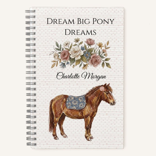 Cuaderno Poni elegante (Anverso)