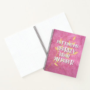 Cuaderno Poniendo Mi Espantoso Cerebro En Papel