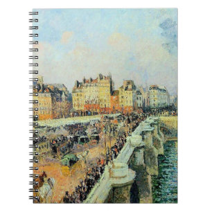 Cuaderno Pont Neuf, Tarde, Sunlight Camille Pissarro