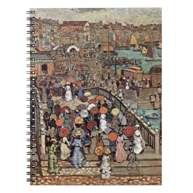 Cuaderno Ponte Della Paglia, Venecia, por Maurice Prenderga (Frente)