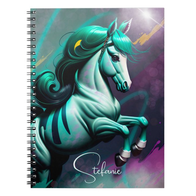 Cuaderno Pony de espíritu lindo 3 d 24 (Frente)
