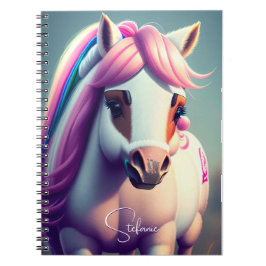 Cuaderno Pony Espiritual Cute 3d 2