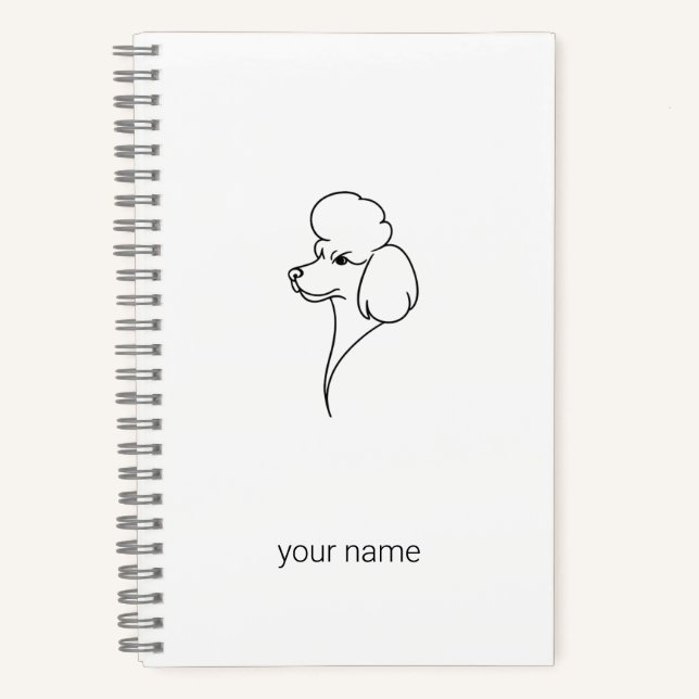 Cuaderno Poodle | Heritage Minimalist Signature Personalize (Anverso)