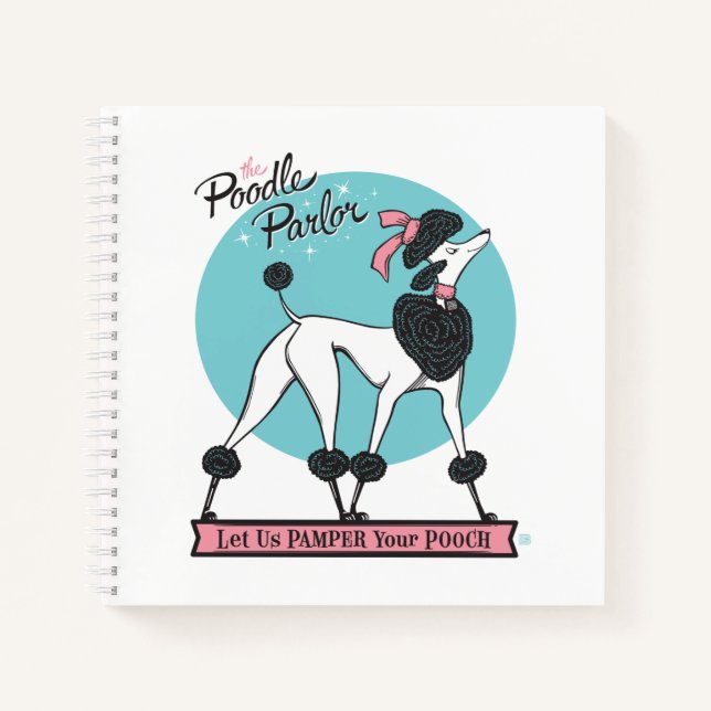 Cuaderno Poodle Parlor (Anverso)
