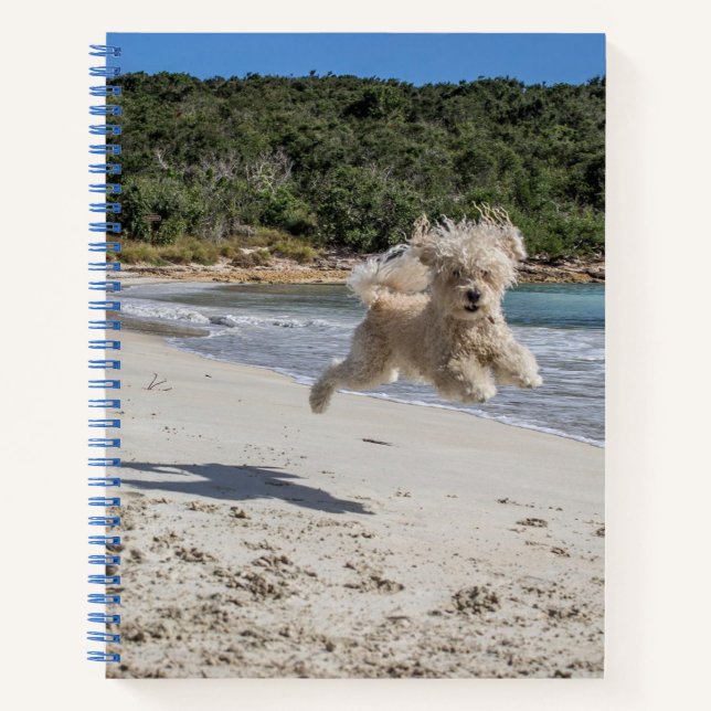 Cuaderno Poodle Spiral Notebook (Anverso)