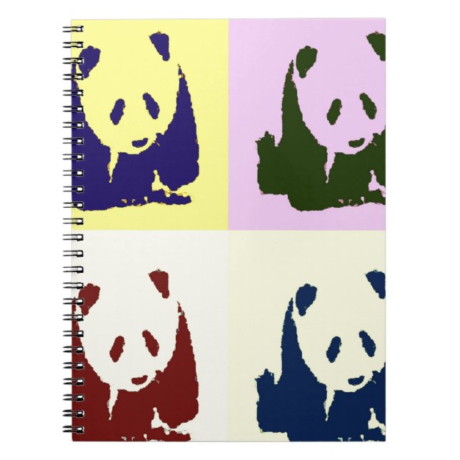Cuaderno Pop Art Baby Pandas (Frente)