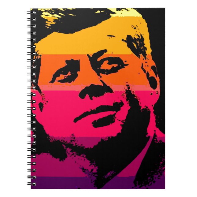 Cuaderno Pop Art Jack JFK John F. Kennedy (Frente)