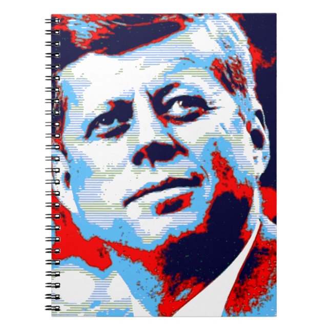 Cuaderno Pop Art JFK John F. Kennedy Blue (Frente)