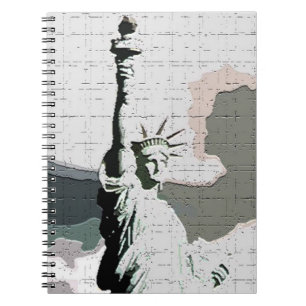 Cuaderno Pop Art New York - Bloc de notas Lady Liberty