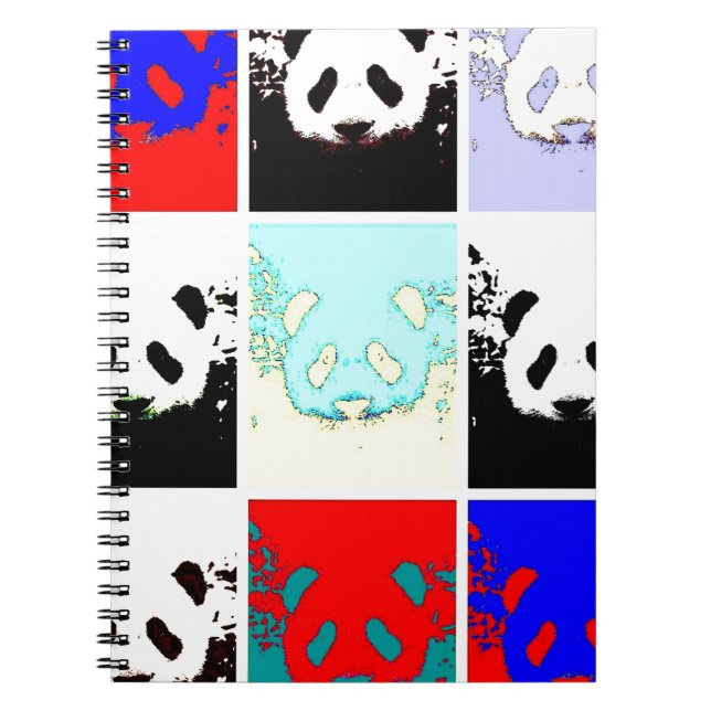 Cuaderno Pop Art Panda (Frente)